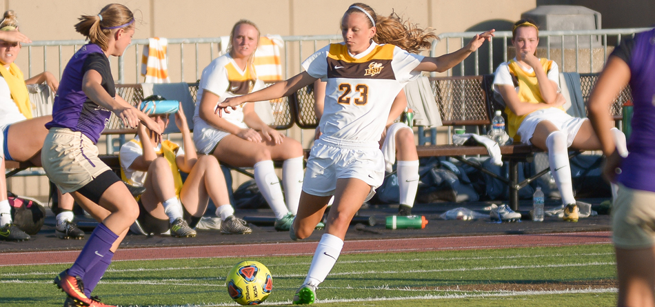 Sophomore forward Kortney Marzenski scored her first collegiate goal in BW's 2-1 loss to Grove City (Pa.)