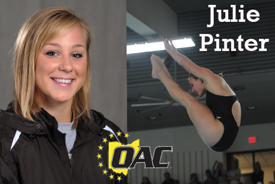 Pinter Earns Seventh OAC Weekly Honor