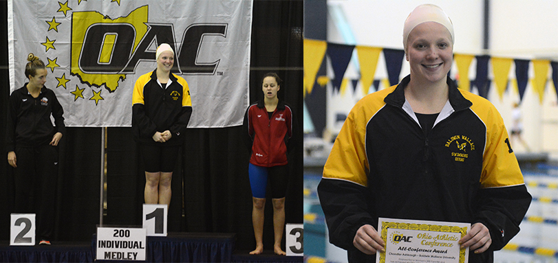 Chandler Ashbaugh won one Championship and set four school-records