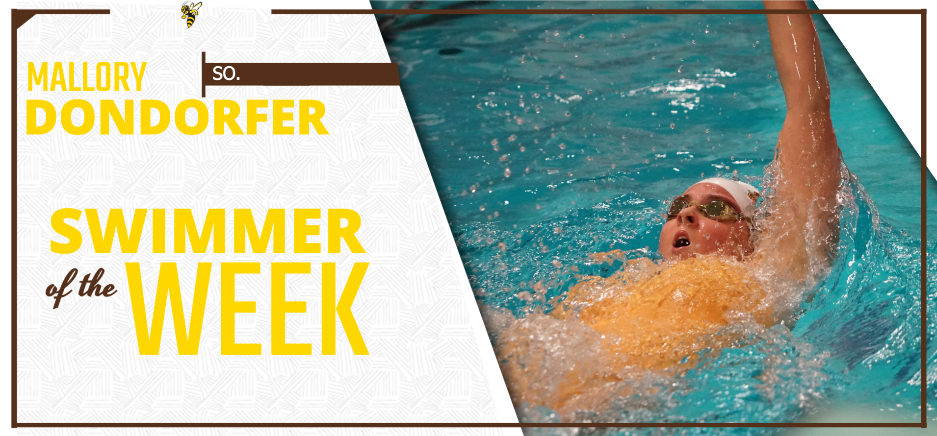 Dondorfer Garners First Career OAC Women&rsquo;s Swimmer of the Week Accolade