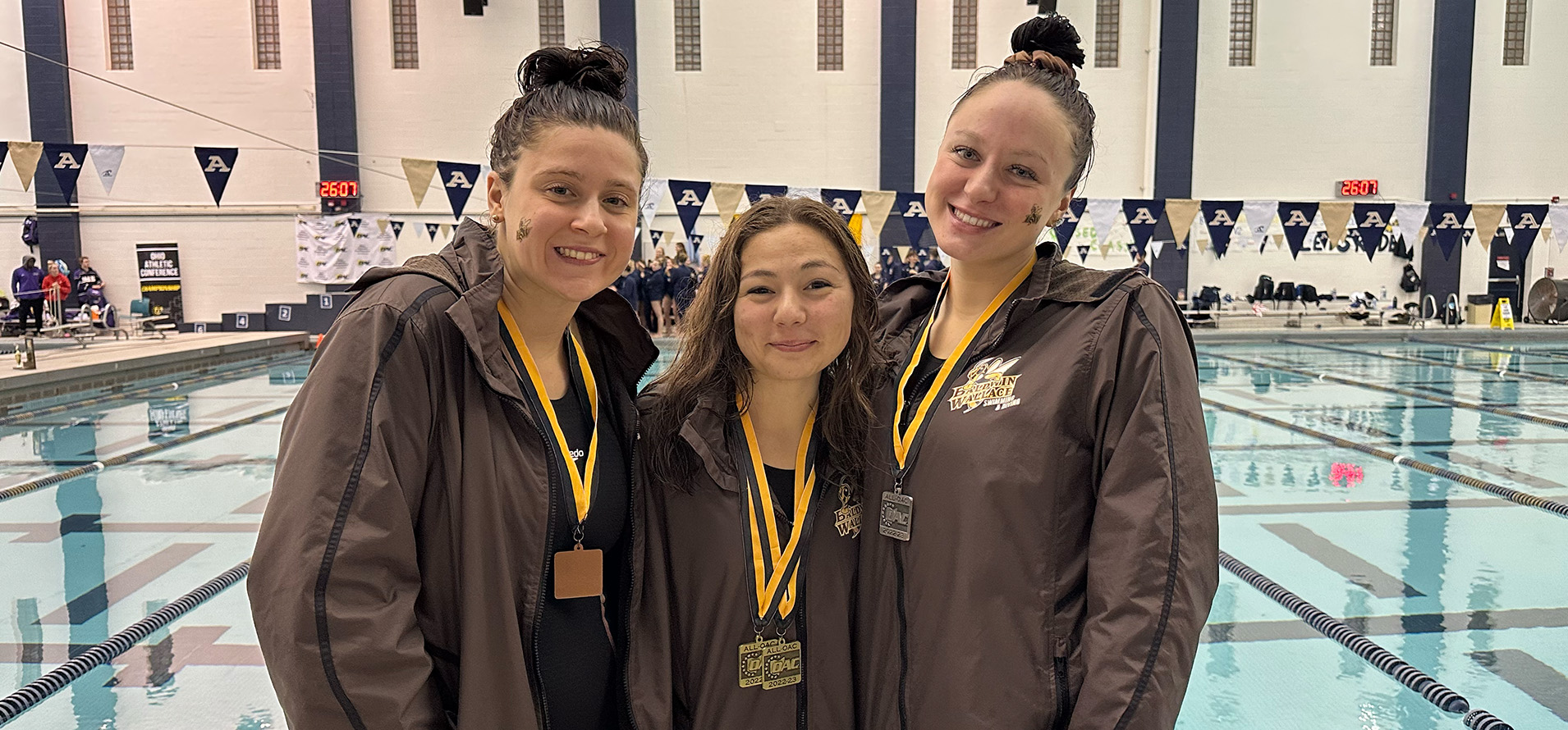 Mallory Dondorfer, Tia Reed, and Bella Ratino