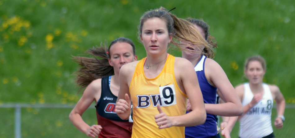 Junior All-OAC and Academic All-OAC distance runner Bella Pendola won the 5,000-meter run at the Rose-Hulman Early Bird meet