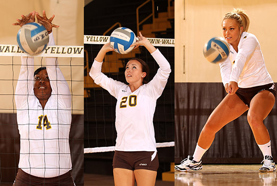 Markema Winters, Emily Nagle and Arlayna Newcomer